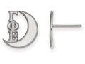 LogoArt Sterling Silver Gamma Phi Beta Extra Small Post Earrings