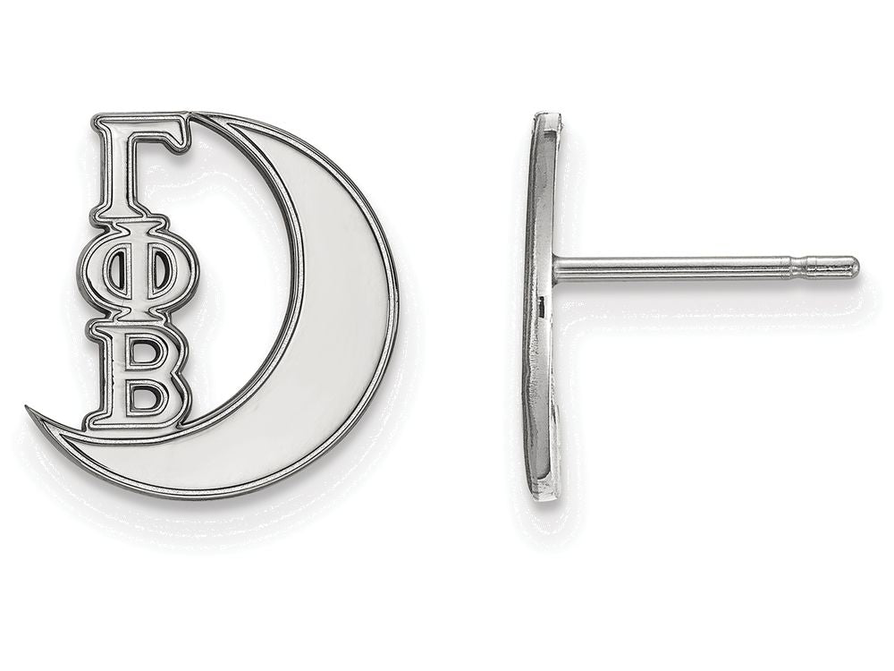 LogoArt Sterling Silver Gamma Phi Beta Extra Small Post Earrings