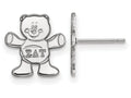 LogoArt Sterling Silver Sigma Delta Tau Extra Small Post Earrings
