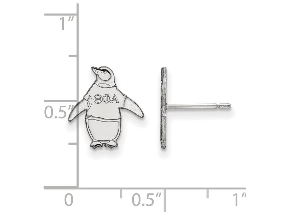 LogoArt Sterling Silver Theta Phi Alpha Extra Small Post Earrings