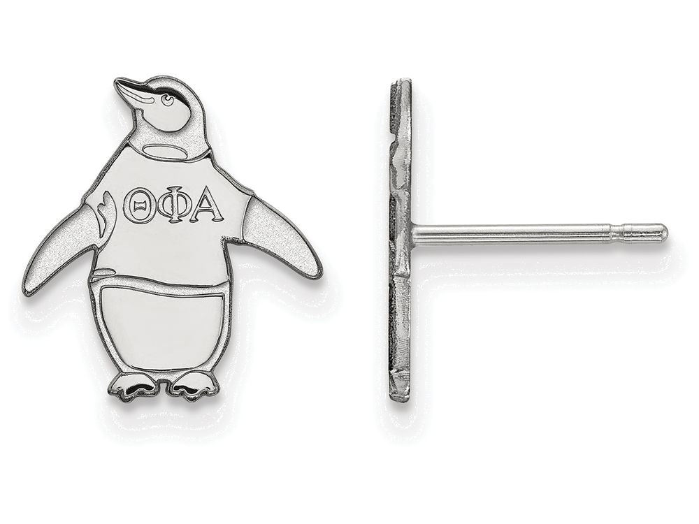 LogoArt Sterling Silver Theta Phi Alpha Extra Small Post Earrings