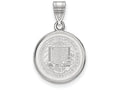 LogoArt Sterling Silver University Of California Berkeley Medium Crest Pendant Necklace