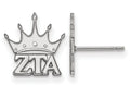 LogoArt Sterling Silver Zeta Tau Alpha Extra Small Post Earrings