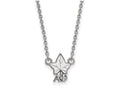 LogoArt Sterling Silver Alpha Phi Extra Small Pendant Necklace With 18 Inch