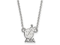 LogoArt Sterling Silver Alpha Sigma Alpha Extra Small Pendant Necklace With 18 Inch