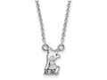LogoArt Sterling Silver Alpha Xi Delta Extra Small Pendant Necklace With 18 Inch