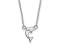 LogoArt Sterling Silver Delta Delta Delta Extra Small Pendant Necklace With 18 Inch