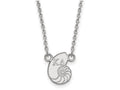 LogoArt Sterling Silver Kappa Delta Extra Small Pendant Necklace With 18 Inch
