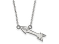 LogoArt Sterling Silver Pi Beta Phi Extra Small Pendant Necklace With 18 Inch