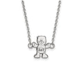 LogoArt Sterling Silver Sigma Delta Tau Extra Small Pendant Necklace With 18 Inch