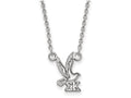LogoArt Sterling Silver Sigma Kappa Extra Small Pendant Necklace With 18 Inch