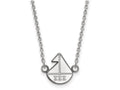 LogoArt Sterling Silver Sigma Sigma Sigma Extra Small Pendant Necklace With 18 Inch