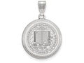 LogoArt Sterling Silver University Of California Berkeley Large Crest Pendant Necklace