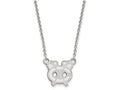 LogoArt Sterling Silver Chicago Blackhawks Small Pendant Necklace
