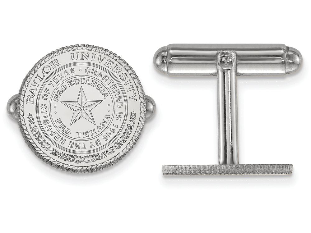 LogoArt Sterling Silver Baylor University Crest Cuff Link