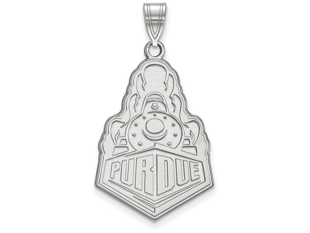 LogoArt Sterling Silver Purdue XL Pendant Necklace