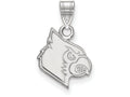 LogoArt Sterling Silver University Of Louisville Small Pendant Necklace