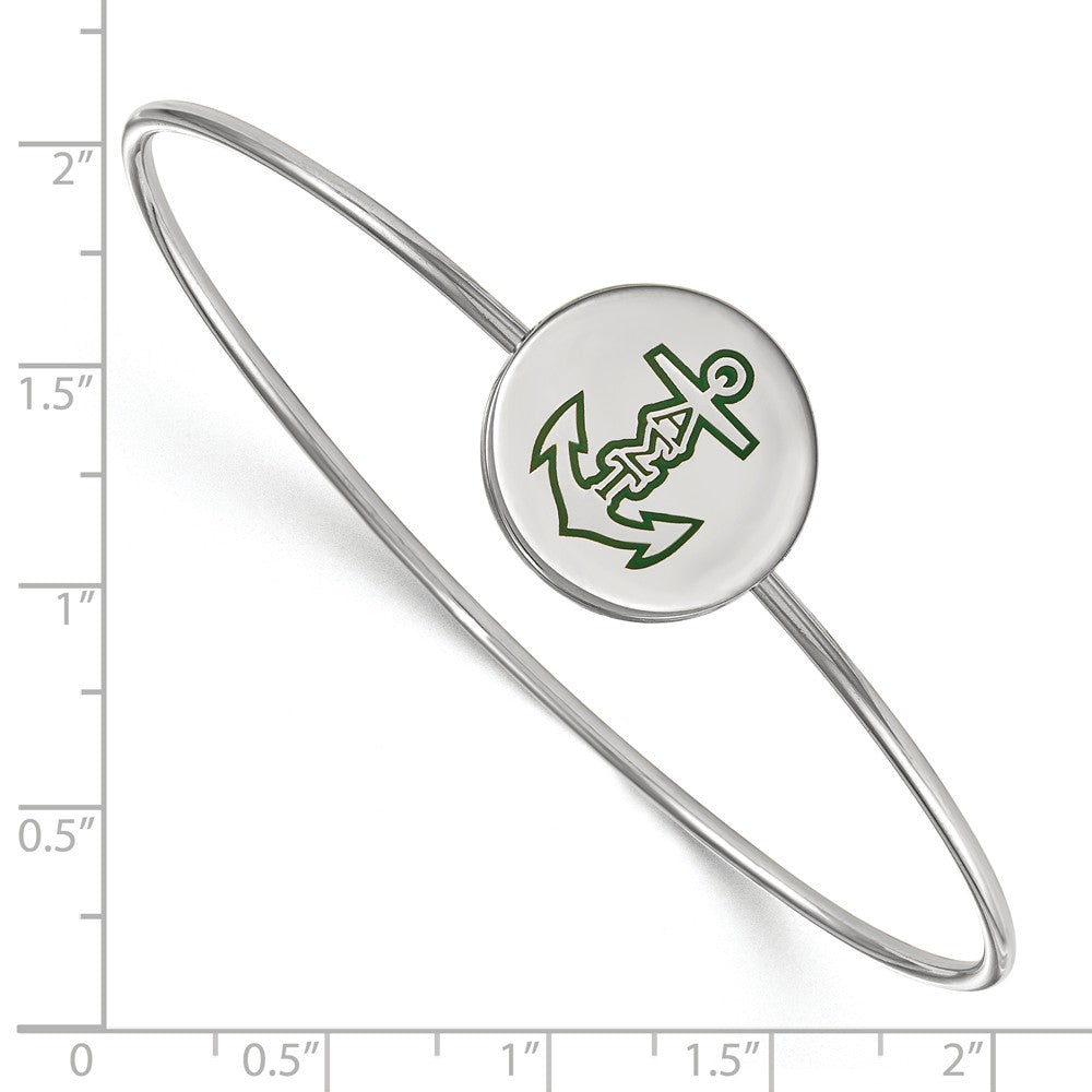 LogoArt Sterling Silver University Of South Carolina Medium Enamel Disc Pendant Necklace