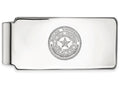 Logoart 925 Sterling Silver Baylor University Money Clip Crest