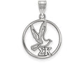 LogoArt Sterling Silver Sigma Kappa Small Circle Pendant Necklace