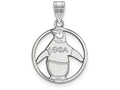 LogoArt Sterling Silver Theta Phi Alpha Small Circle Pendant Necklace