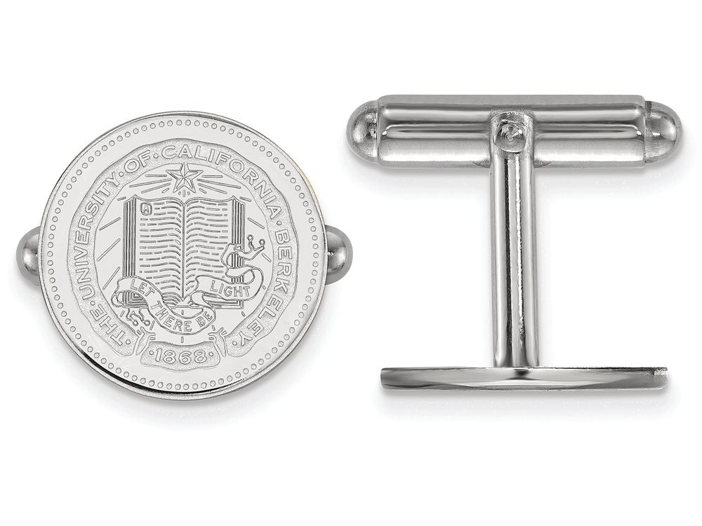 LogoArt Sterling Silver University Of California Berkeley Crest Cuff Link
