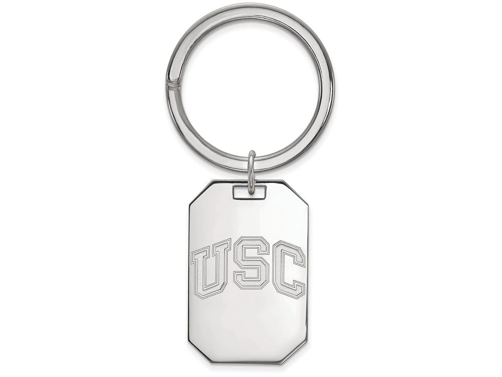 Logoart 925 Sterling Silver University Of Southern California Key Chain