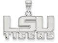 LogoArt Sterling Silver Louisiana State University Small Pendant Necklace