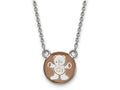 LogoArt Sterling Silver Sigma Delta Tau Extra Small Enameled Pendant Necklace With 18 Inch