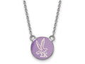 LogoArt Sterling Silver Sigma Kappa Extra Small Enameled Pendant Necklace With 18 Inch