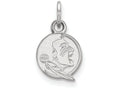 LogoArt Sterling Silver Florida State University Xs Pendant Necklace