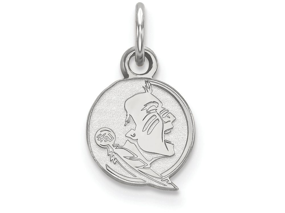 LogoArt Sterling Silver Florida State University Xs Pendant Necklace