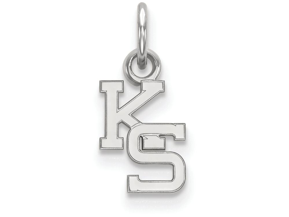 LogoArt Sterling Silver Kansas State University Xs Pendant Necklace