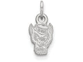 LogoArt Sterling Silver North Carolina State University Xs Pendant Necklace