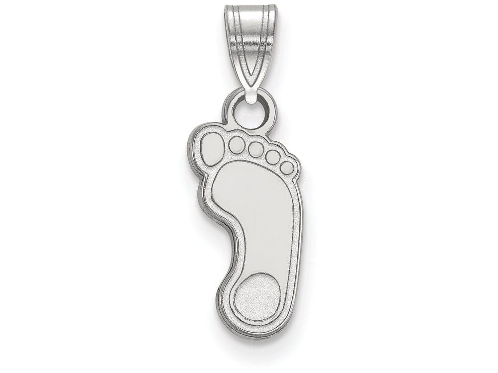 LogoArt Sterling Silver University Of North Carolina Small Pendant Necklace