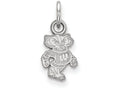 LogoArt Sterling Silver University Of Wisconsin Xs Pendant Necklace