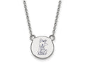 LogoArt Sterling Silver Alpha Xi Delta Extra Small Enameled Pendant Necklace With 18 Inch