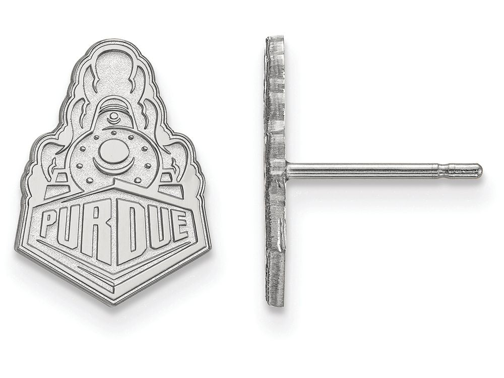 LogoArt Sterling Silver Purdue Small Post Earrings