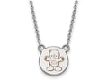 LogoArt Sterling Silver Sigma Delta Tau Extra Small Enameled Pendant Necklace With 18 Inch