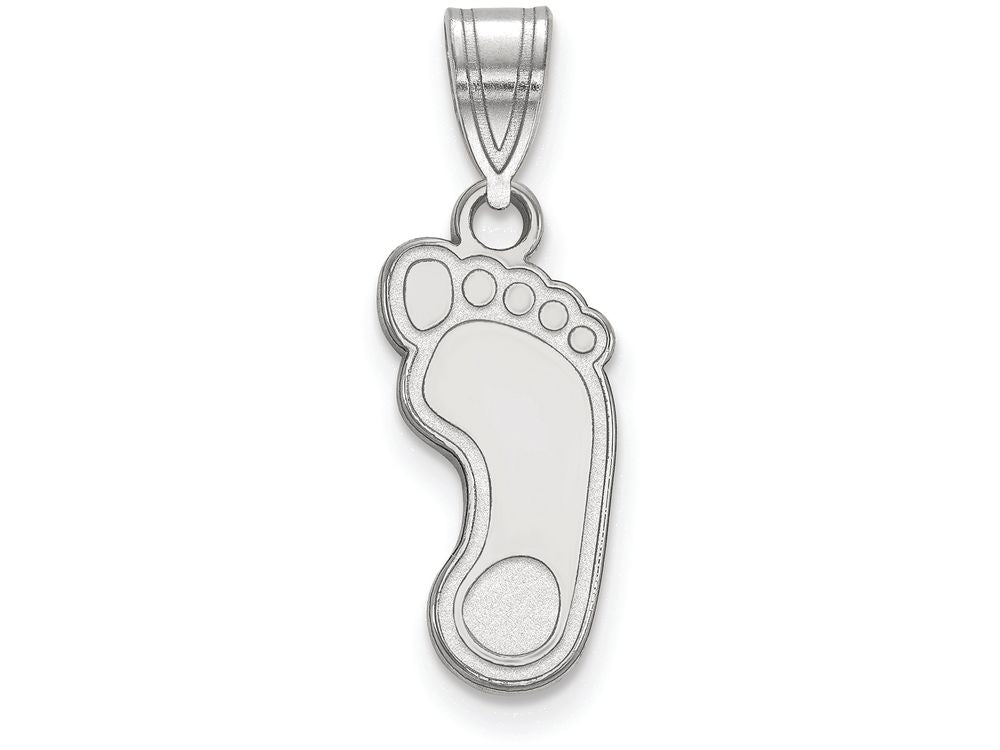 LogoArt Sterling Silver University Of North Carolina Medium Pendant Necklace