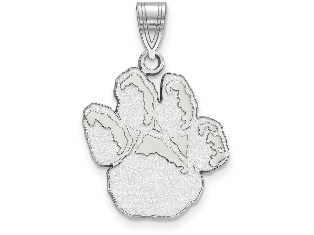 LogoArt Sterling Silver University Of Pittsburgh Large Pendant Necklace