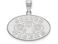 LogoArt Sterling Silver Auburn University Medium Pendant Necklace