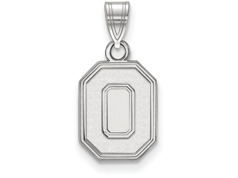 LogoArt Sterling Silver Ohio State University Small Pendant Necklace