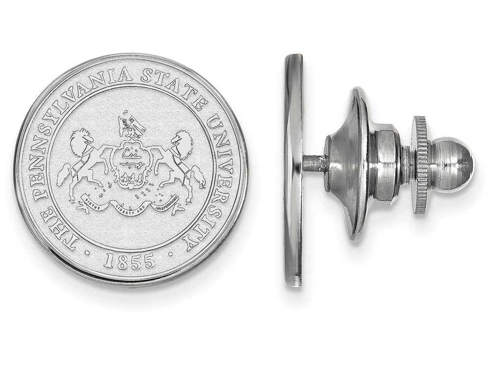 LogoArt Sterling Silver Penn State University Crest Lapel Pin