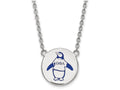 LogoArt Sterling Silver Theta Phi Alpha Small Enameled Pendant Necklace With 18 Inch