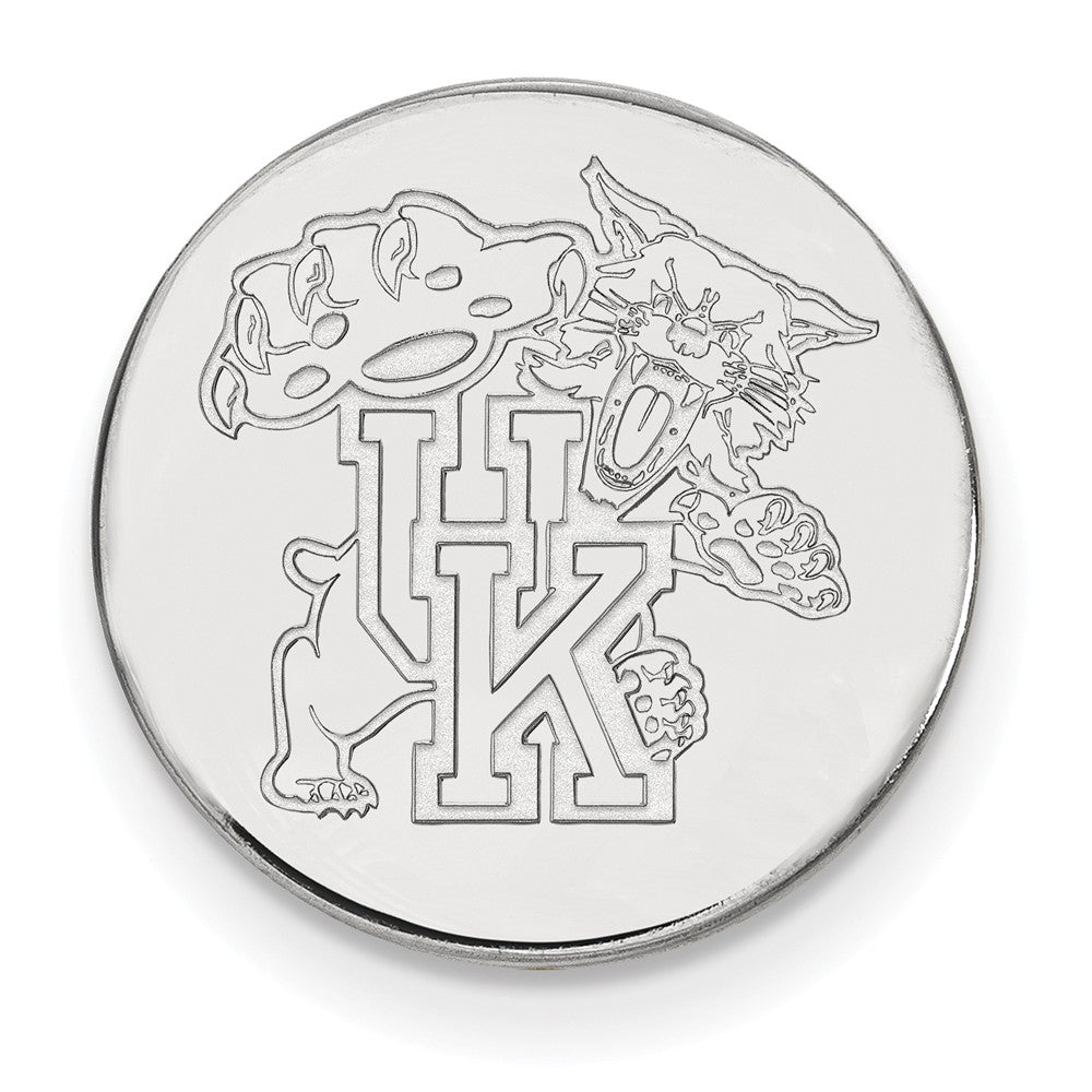 LogoArt Sterling Silver University Of Georgia Medium Pendant Necklace