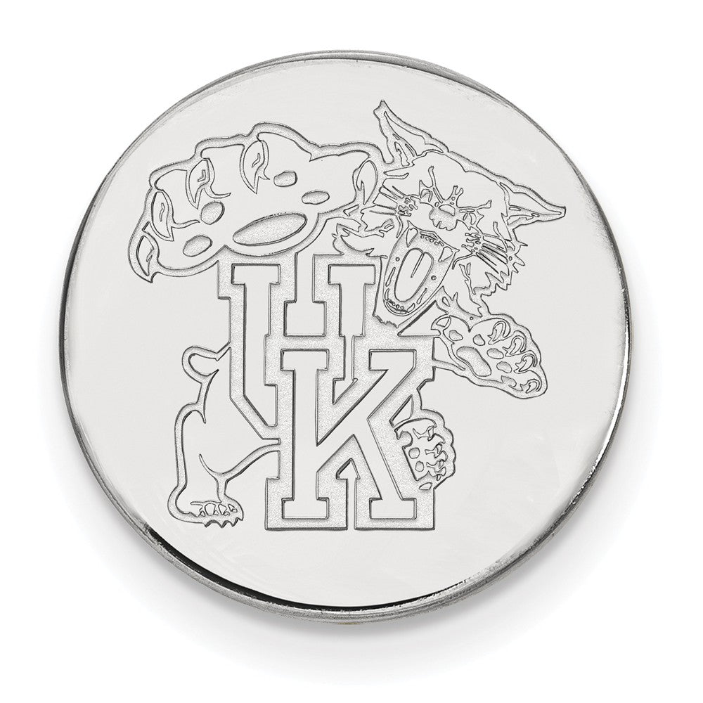 LogoArt Sterling Silver University Of Illinois Medium Pendant Necklace