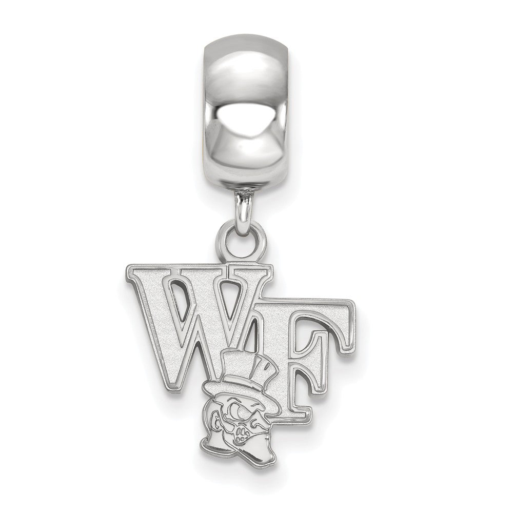 LogoArt Sterling Silver University Of Wisconsin Medium Pendant Necklace
