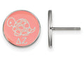 LogoArt Sterling Silver Delta Zeta Enameled Post Earrings
