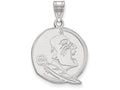 LogoArt Sterling Silver Florida State University Large Pendant Necklace